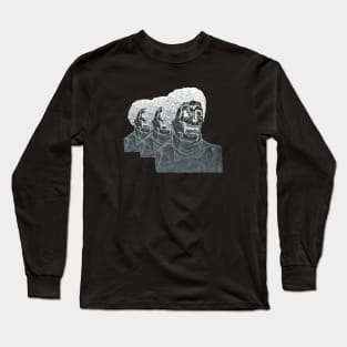 Fake Faces Peoples Long Sleeve T-Shirt